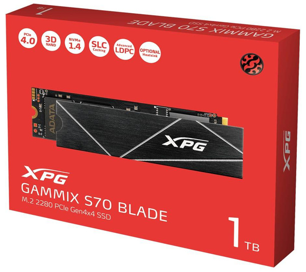 Dysk SSD M.2 NVMe XPG GAMMIX S70 Blade 1TB (AGAMMIXS70B-1T-CS)