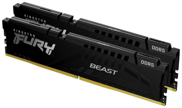 Pamięć RAM Kingston Fury Beast DDR5 64GB 6400MHz CL32 (KF564C32BBEK2-64)