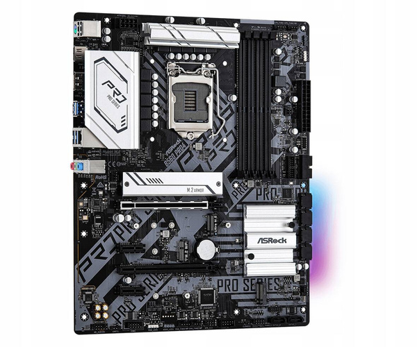 Płyta główna ATX ASRock B560 Pro4 (90-MXBF10-A0UAYZ) USZKODZONA