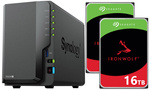 Serwer NAS Synology DiskStation DS224+ 32TB (2x16TB) Seagate IronWolf / 10GB RAM