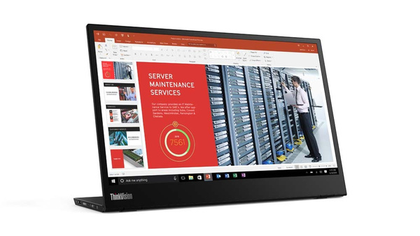 Monitor LED Lenovo ThinkVision M14 14 " 1920 x 1080 px IPS / PLS (61DDUAT6EU)