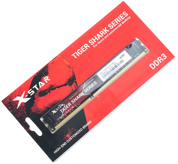 Pamięć RAM X-Star Tiger Shark Series 4GB DDR3 1600MHz CL11 (D5MG22021405)