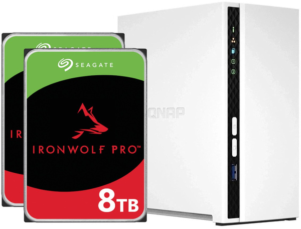 Serwer NAS Qnap TS-233 16TB (2x8TB) Seagate IronWolf PRO