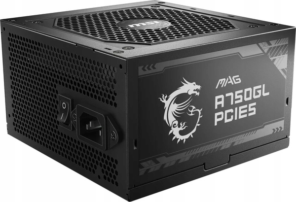 Zasilacz 750W MSI MAG A750GL PCIE5 80+ Gold ATX (MAG A750GL PCIE5)