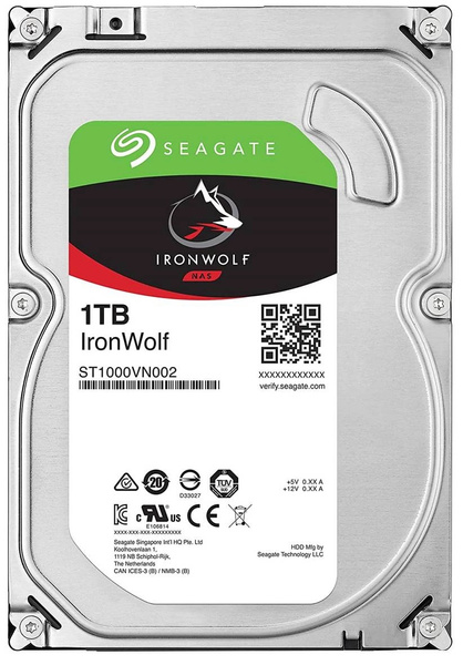 DYSK HDD 3.5" SEAGATE IRONWOLF NAS 1TB 5900RPM ST1000VN002 USZKODZONY