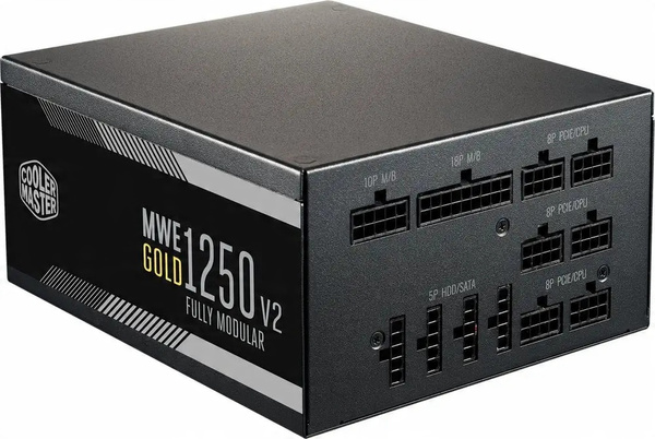 ZASILACZ MODULARNY ATX COOLER MASTER MWE V2 1250W 80+ GOLD (MPE-C501-AFCAG-EU)