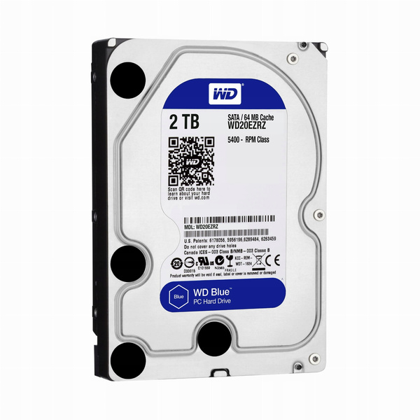 Dysk twardy Western Digital Blue WD20EZRZ 2TB SATA III 3,5" (WD20EZRZ)USZKODZONY