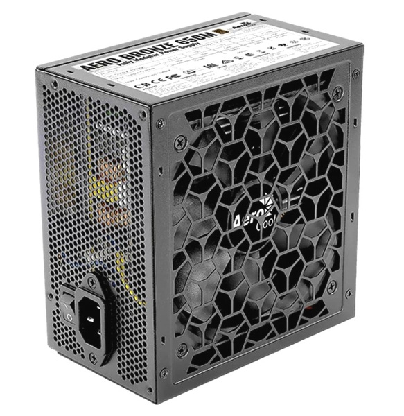 Zasilacz modularny ATX Areocool AERO 650m 650W 80+ Bronze (W)(B)(U)