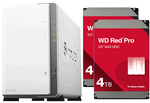 Serwer NAS Synology Diskstation DS223j 8TB (2x4TB) WD RED PRO