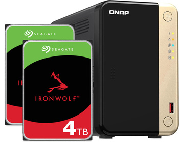 Serwer NAS Qnap TS-264 8TB (2x4TB) Seagate IronWolf / 8GB RAM