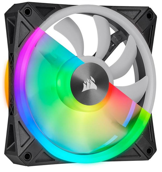 ZESTAW 2 WENTYLATORÓW CORSAIR QL120 RGB BLACK