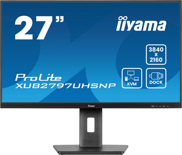 Monitor 4K 27 cali iiyama ProLite XUB2797UHSNP-B1 IPS 60Hz 4ms PIVOT (XUB2797UHSNP-B1)