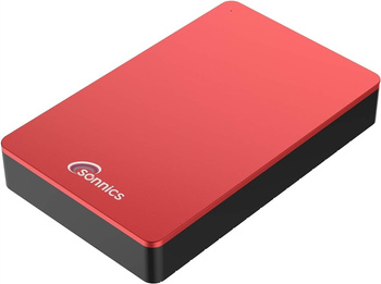 Przenośny dysk HDD 3.5" Sonnics External Czerwony (W)