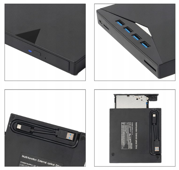 Nagrywarka DVD zewnętrzna BNEHHOV EXTERNAL CD/DVD DRIVERS XD013