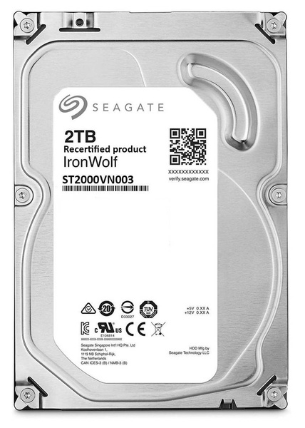 Dysk HDD 3.5 Seagate IronWolf 2TB (ST2000VN003)