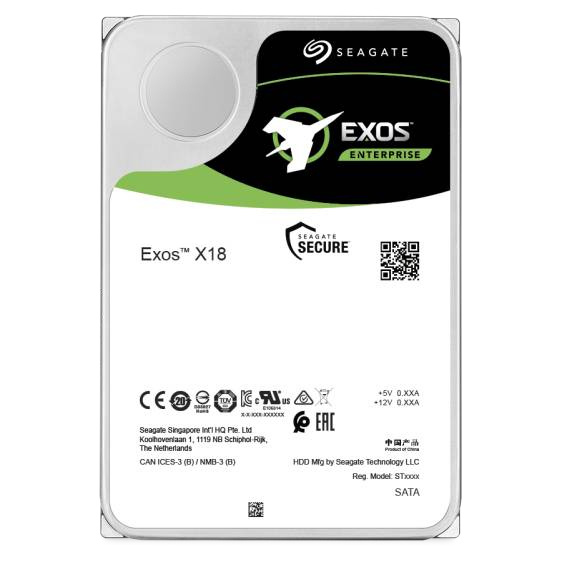 Dysk twardy Seagate Exos X18 ST18000NM000J 18TB SATA III 3,5" (ST18000NM000J) USZKODZONY