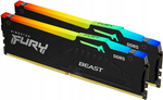 Pamięć RAM Kingston Fury Beast RGB DDR5 16GB 6000MHz CL36 KF560C36BBEAK2-16