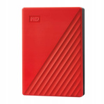 Dysk zewnętrzny WD My Passport 6TB USB3.2 Gen 1 Czerwony (WDBR9S0060BRD-WESN)