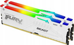 Pamięć Kingston Fury Beast RGB DDR5 32GB 6000MHz CL30 KF560C30BWEAK2-32 (W)
