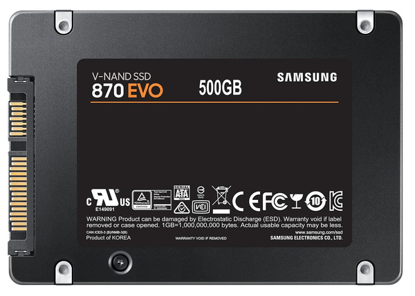 Dysk SSD 2.5 cala Samsung 870 EVO 500GB (MZ-77E500B/EU)