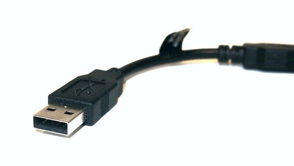 KABEL USB MĘSKI-ŻEŃSKI 15cm - PAKIET 100 SZTUK