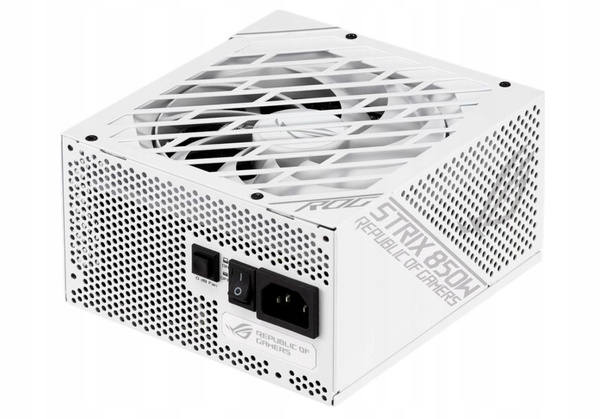 Zasilacz modularny ATX Asus ROG Strix 850W White Edition (W)(B)(U) (90YE00A4-B0NA00)