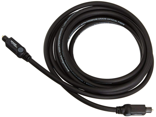 Cyfrowy kabel optyczny audio Toslink Amazon Basics 1.8m