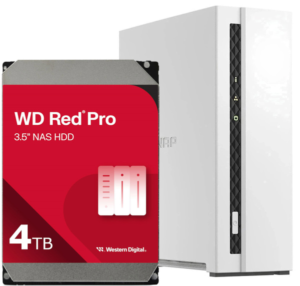 Serwer plików NAS Qnap TS-133 4TB WD RED PRO