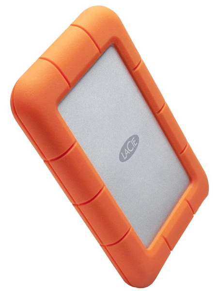 Dysk zewnętrzny HDD LaCie Rugged Mini 4TB Srebrno-pomarańczowy (LAC9000633)