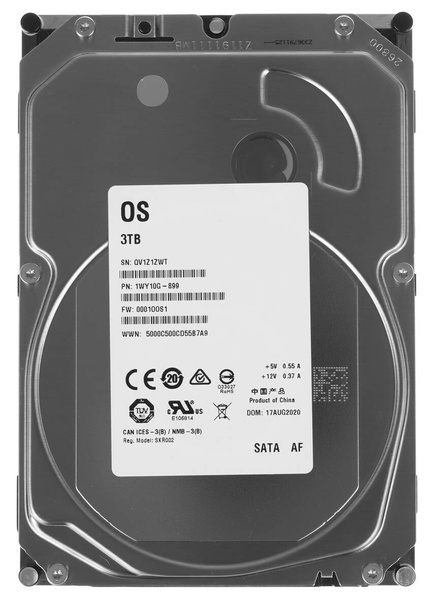 NIEBRANDOWANY DYSK HDD 3TB 1WY10G-899 USZKODZONY