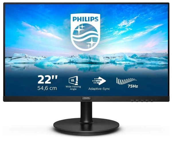 Monitor Philips V Line 222V8LA/00 LED IPS 21.5" FullHD