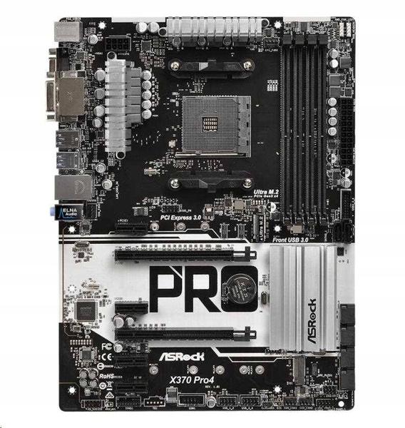 Płyta główna ATX ASRock X370 Pro4 (X370 PRO4) USZKODZONA