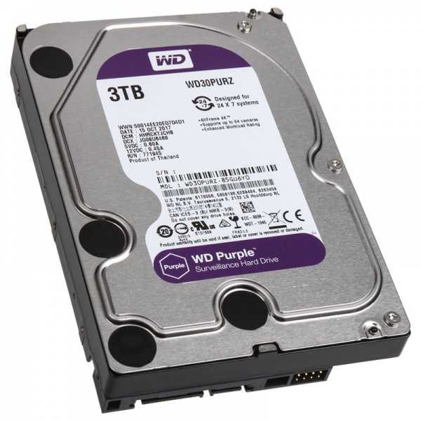 Dysk twardy Western Digital Purple WD30PURZ 3TB SATA 3,5"  USZKODZONY (WD30PURZ)