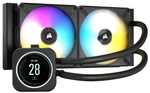 Chłodzenie wodne Corsair iCUE H100i Elite LCD (CW-9060061-WW)(W)