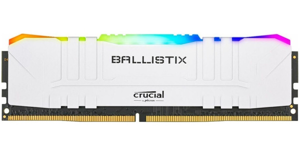 Pamięć RAM Crucial Ballistix RGB White 8GB DDR4 3600MHz CL16 (BL8G36C16U4WL)