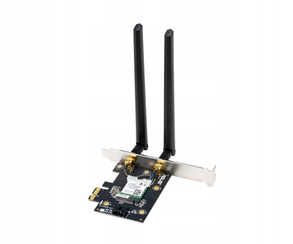 Karta sieciowa ASUS PCE-BE6500 6500Mb/s PCI-e Wi-Fi 7 Bluetooth 5.4 TriBand (PCE-BE6500)