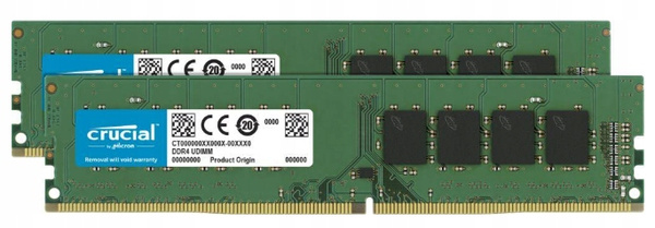 Pamięć RAM Crucial DDR4 16 GB 3200 USZKODZONE (CT2K8G4DFRA32A)