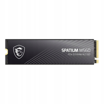 Dysk SSD MSI SPATIUM M560 1TB PCIe 5.0 NVMe 2.0 M.2 2280 (10200/8400 MB/s) (S78-440L0F0-P83)