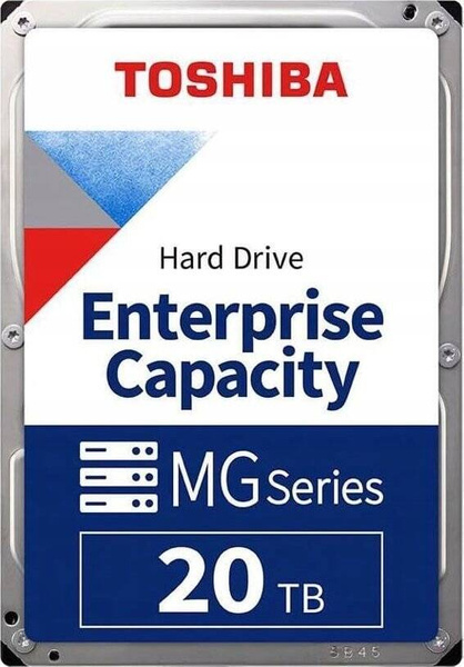 Dysk serwerowy Toshiba MG Series 20TB 3.5'' SATA III (6 Gb/s) (MG10ACA20TE)