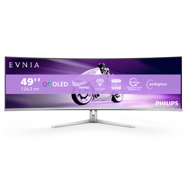Zakrzywiony Monitor Ultrapanoramiczny Philips 49M2C8900L 49" OLED 5120x1440