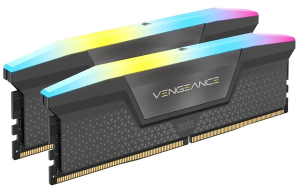 Pamięć RAM Corsair Vengeance RGB DDR5 32GB 6200MHz CL36 (CMH32GX5M2B6200C36)