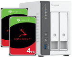 Serwer NAS Qnap TS-216G 8TB (2x4TB) Seagate IronWolf / 4GB RAM