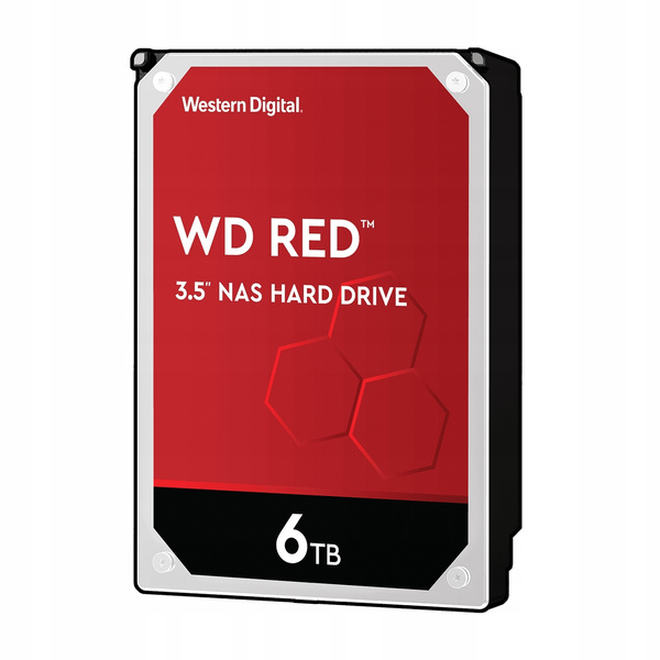 Dysk twardy Western Digital WD Red WD60EFAX 6TB SATA III 3,5" (WD60EFAX)USZKODZONY