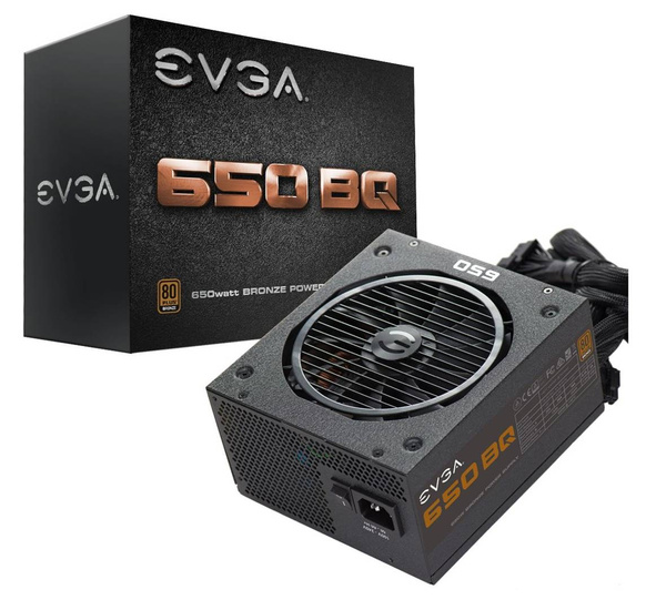 PÓŁMODULARNY ZASILACZ ATX EVGA 650BQ 80 PLUS BRONZE 650W (110-BQ-0650-V2)