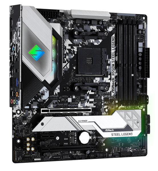 Płyta główna ATX ASRock B550M Steel Legend (Socket AM4)