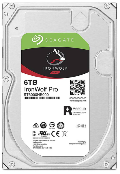 DYSK HDD 3.5 SEAGATE IRONWOLF PRO 6TB ST6000NE000 USZKODZONY