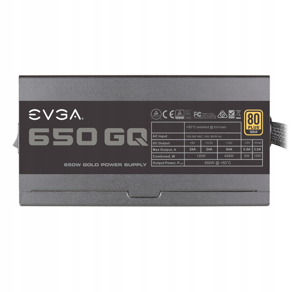 Zasilacz EVGA Supernova 650GQ 650W (210-GQ-0650-V2)