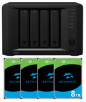 Rejestrator NVR Synology DVA3221 32TB (4x8TB) Seagate SkyHawk AI / 32GB RAM