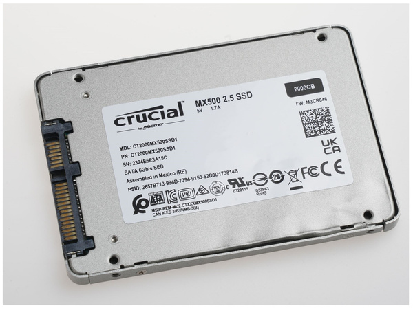 Dysk SSD Crucial MX500 2TB (CT2000MX500SSD1)