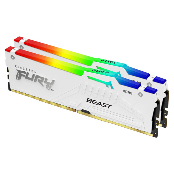 Pamięć Kingston Fury Beast RGB DDR5 32GB 6000MHz CL30 (KF560C30BWEAK2-32) (W)